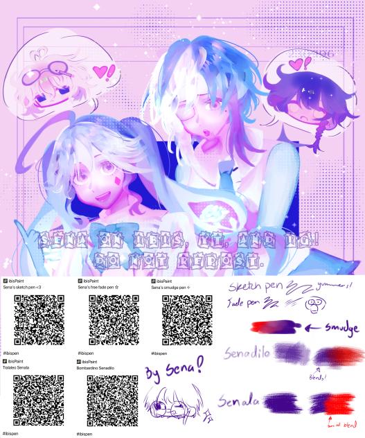 Sena’s brush pack! ♪───Ｏ（≧∇≦）Ｏ────♪