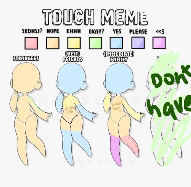 Touch meme