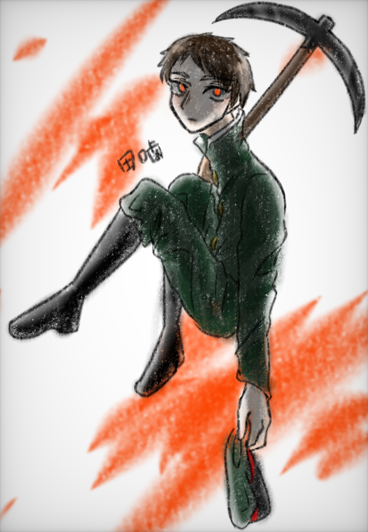 獄都事変 田噛 Ibispaint
