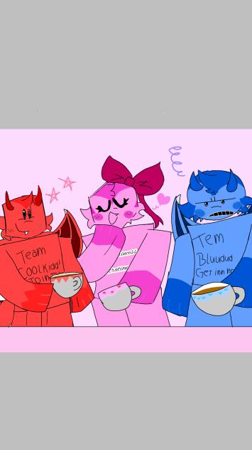 tea party with the boys