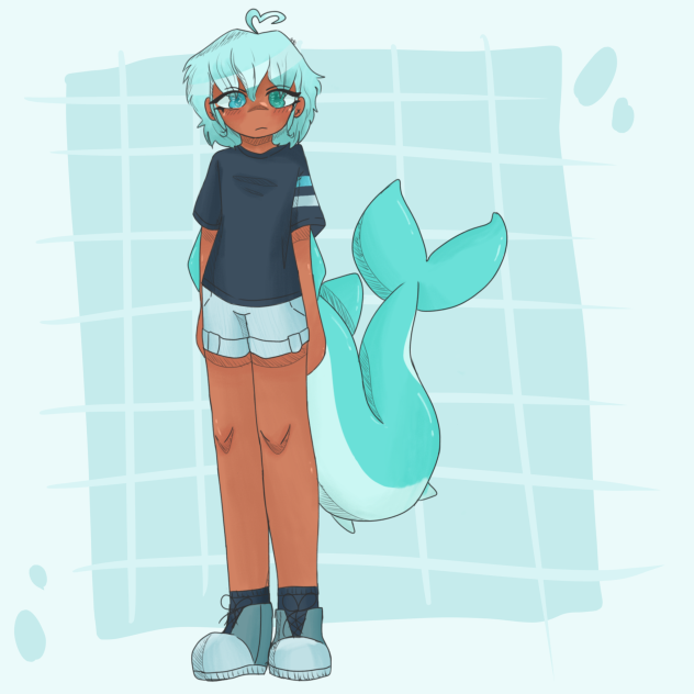 Finished shark boy 🦈