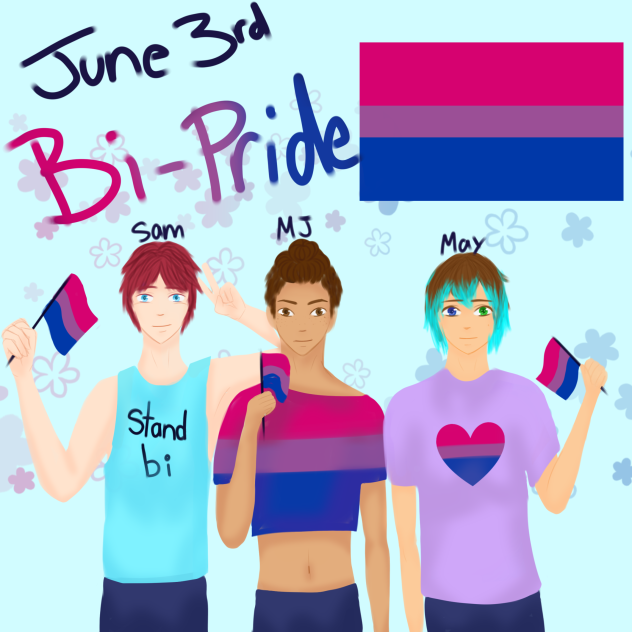 2 ocs and a friend -pride month day 3-