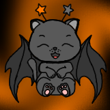 Spooky Season Bat Cat