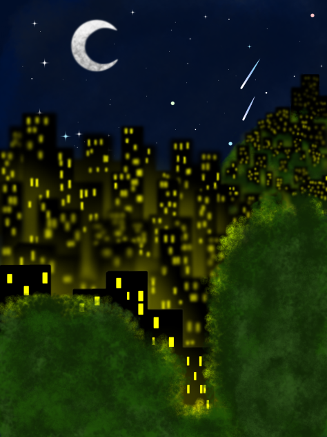 city background - ibisPaint