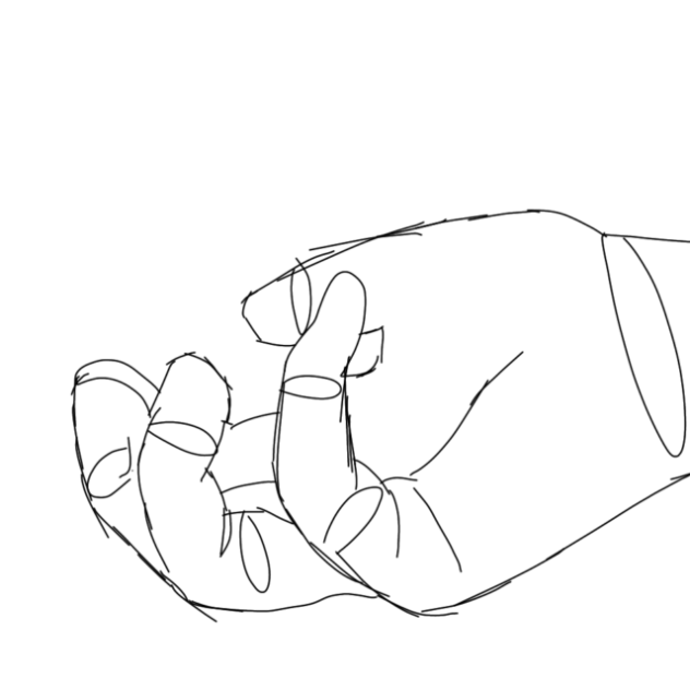 Hand closing ibisPaint