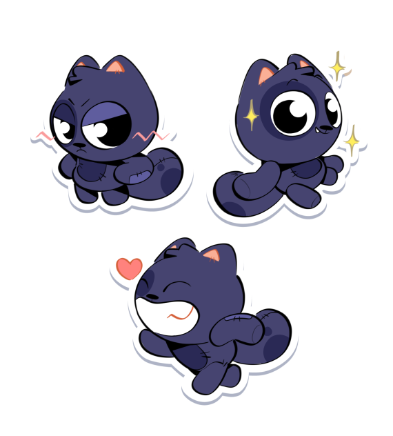 stuffed kitty prints v2 - ibisPaint