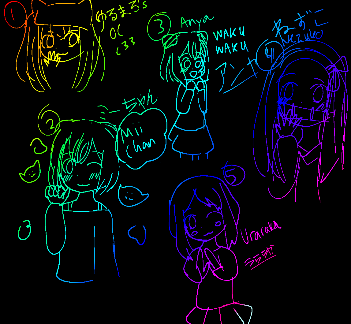 Rainbow whiteboard 🌈 - ibisPaint