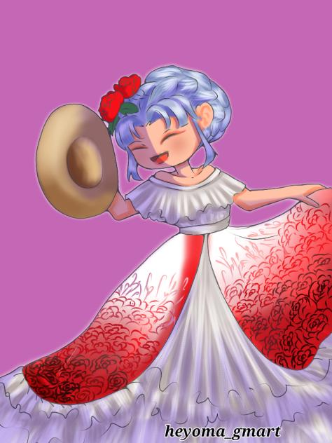oc dani con traje típico -dinámica-