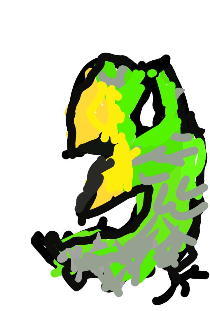 ugly parrot - ibisPaint