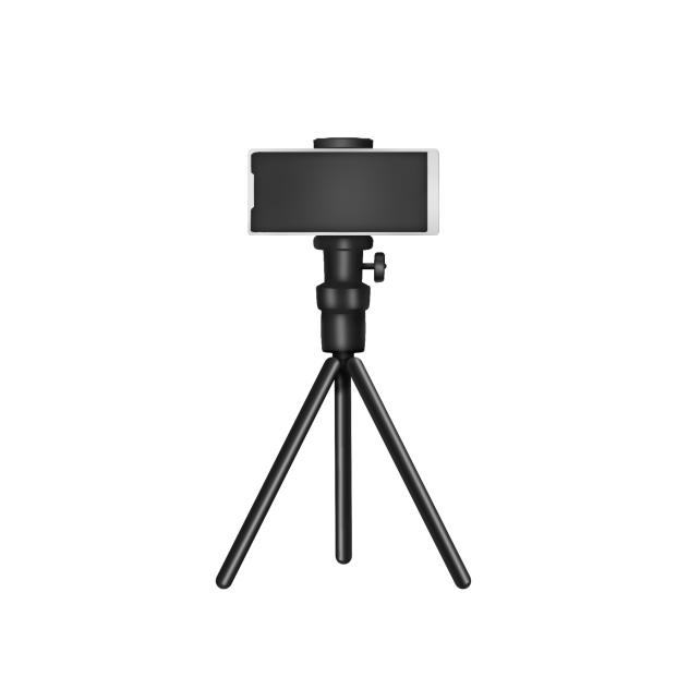 Tripod with phone