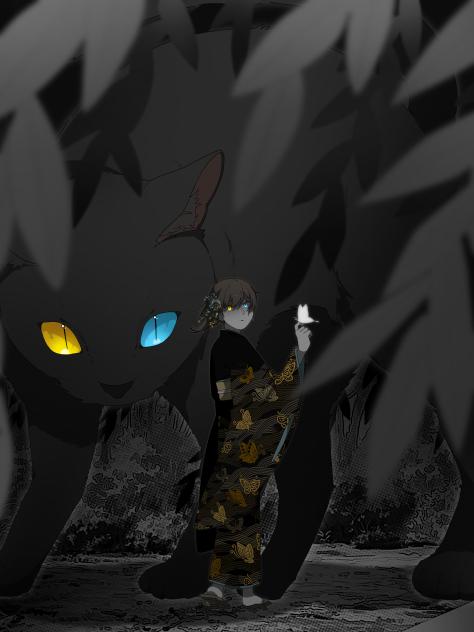 眼光の威嚇