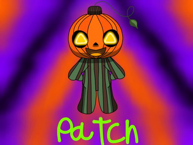 Patch, Dandy’s World, OC, Halloween.