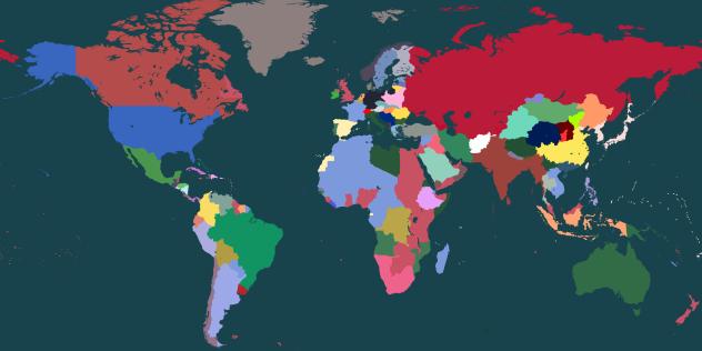 完璧な第二次世界大戦地図