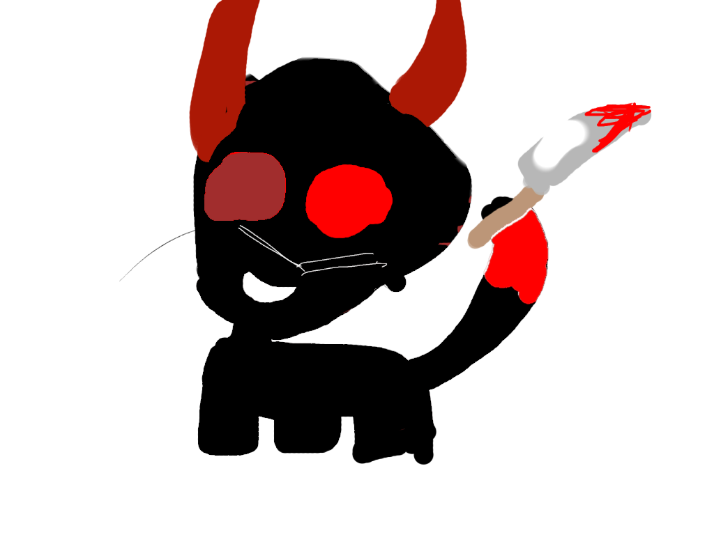 psycho cat - ibisPaint