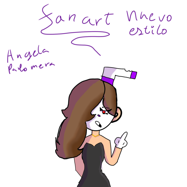 fanart para angela nuevo estilo