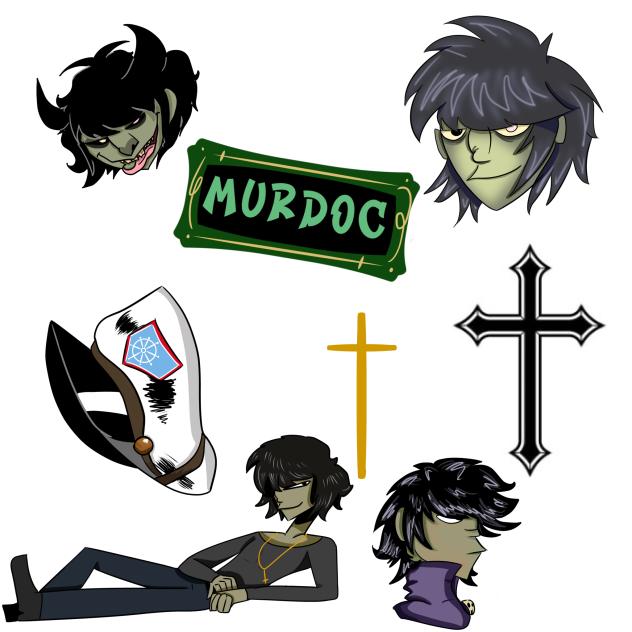 Murdoc stickers