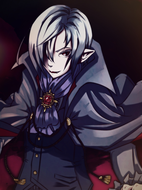 吸血鬼　とりあえず着色