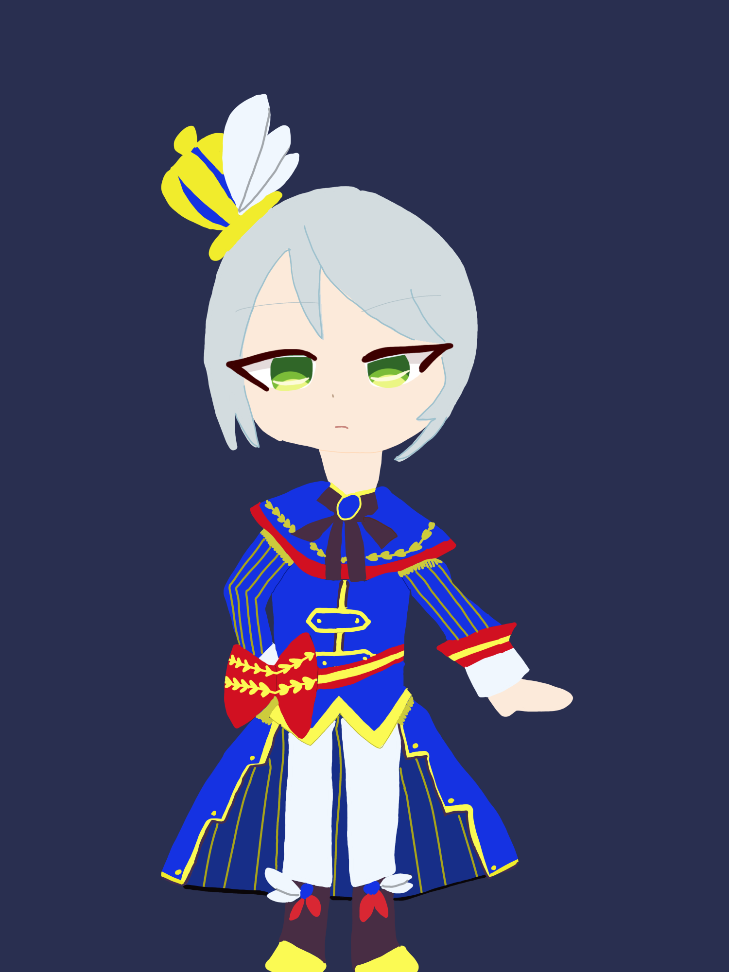 紫京院ひびき(ブリリアントプリンスサイリウムコーデ) - ibisPaint