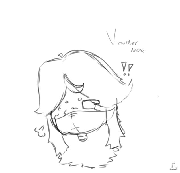 V [Murder Drones] sketch cuz Yas 😃✨💅