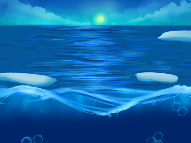 IBM1923 icebergs in the sea