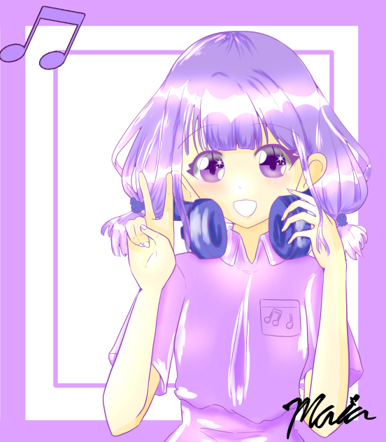 Girl with Headphones