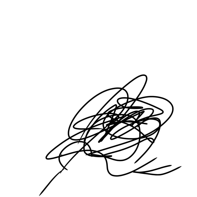 scribbles of stress
