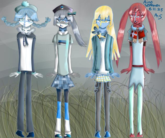 🇫🇮🇪🇪🇸🇪🇳🇴