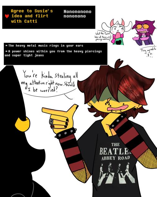 Deltarune comic thingy, emo kris
