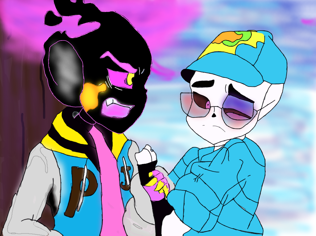 Nerd and jock. Пиджи и фреш nerd and jack. дети фреш санса и пиджи. пиджи санс. фреш санс.