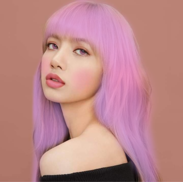 Lisa unicorn hair colour 💖💜