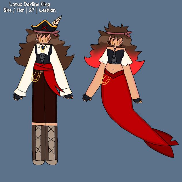 Lotus King Redesign and Mermaid Ver