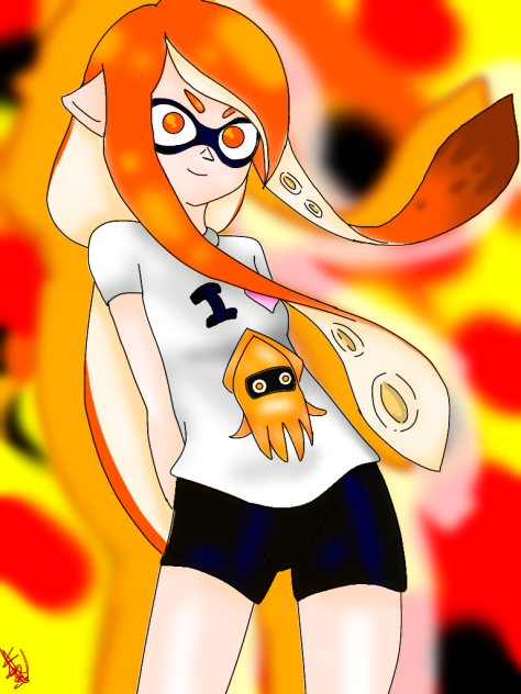 girl inkling - ibisPaint