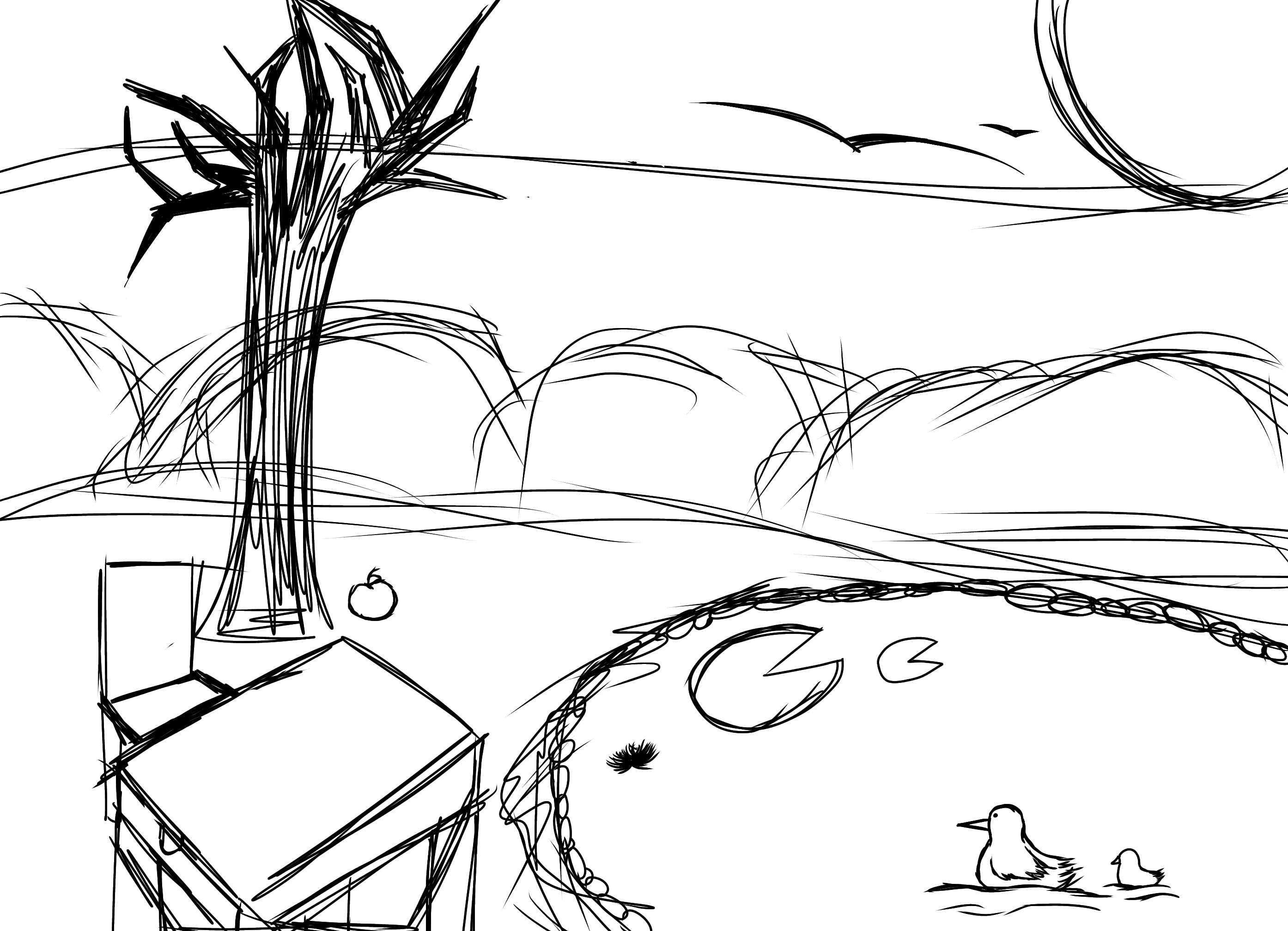 Just Sketching what drew in art class - ibisPaint