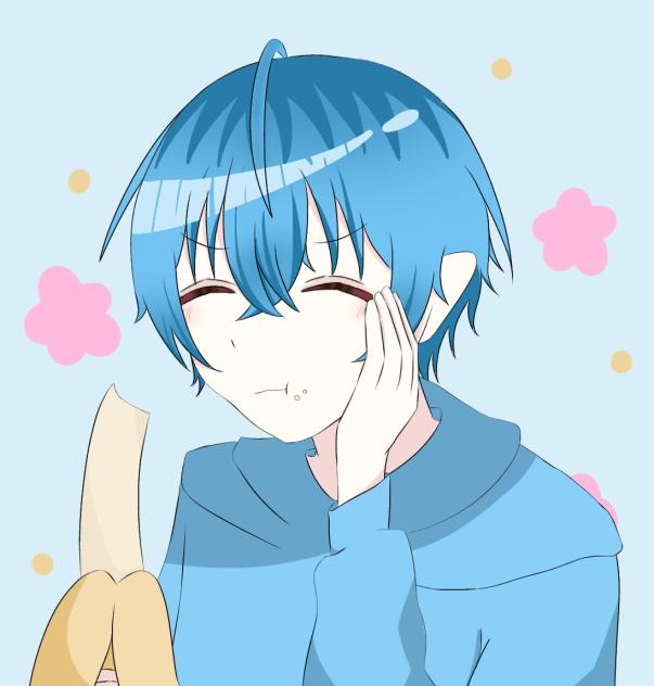 バナナもぐもぐ