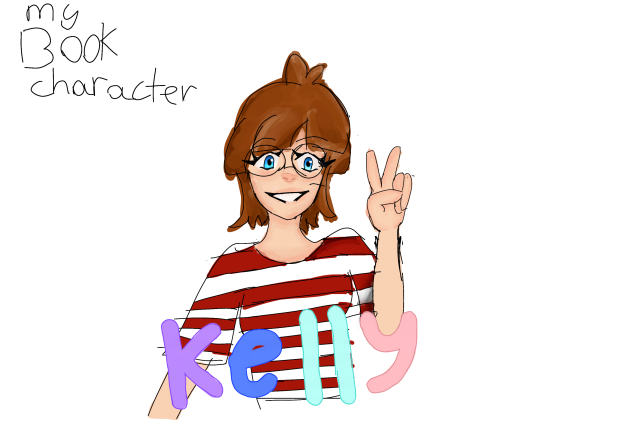 Kelly (don’t flip my art btw!)