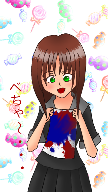 きつねのコンピューター  おえかき