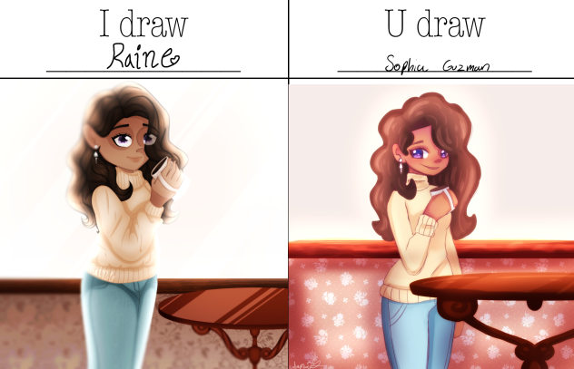 I draw you draw with Raine