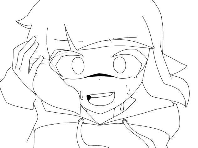 塗り絵大会線画