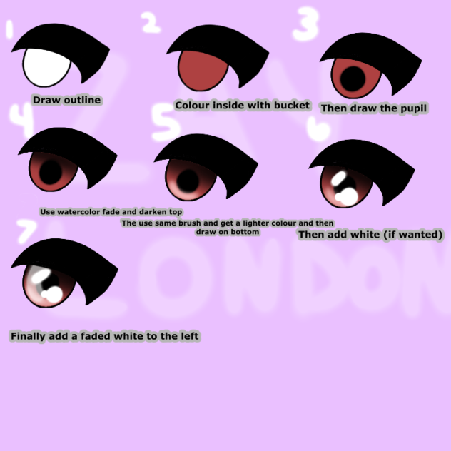 How to draw an eye