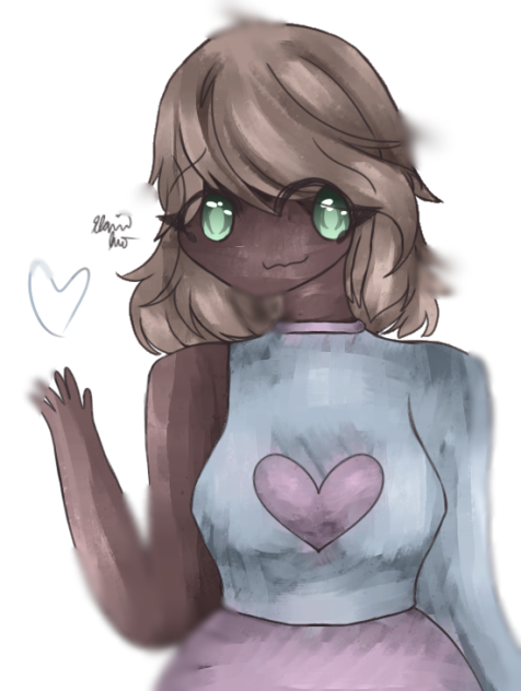 A Girl Waving at You