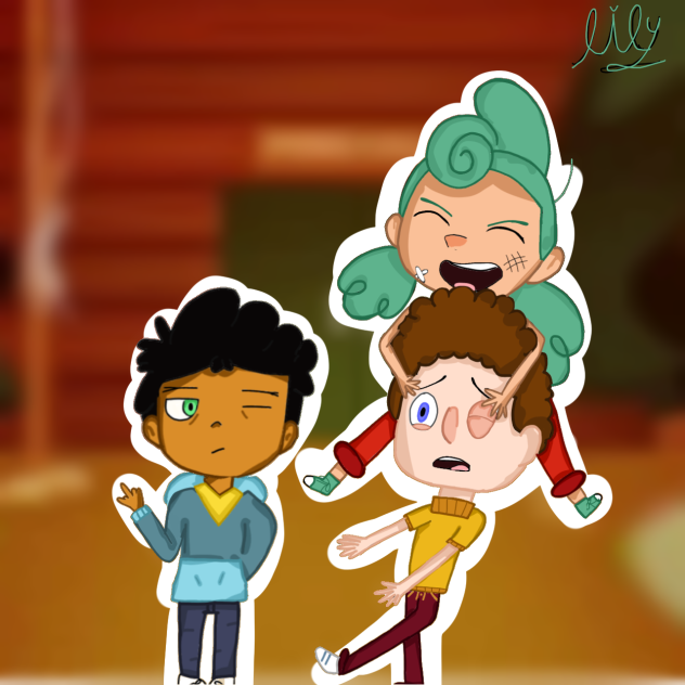 Iconic trio ( camp camp )