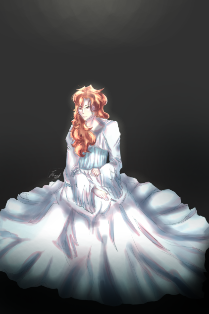 Red haired angel