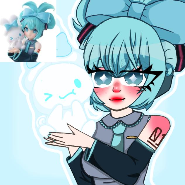 miku x cinnamoroll