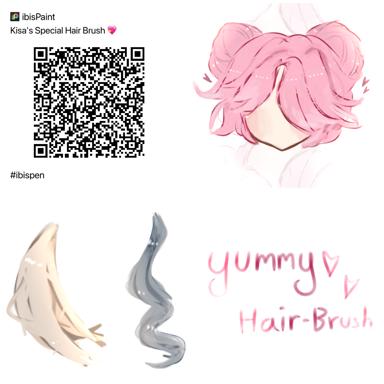 ♡ページ♡⃜ BEHOLD !! My Special Hair Brush !!✨ - ibisPaint
