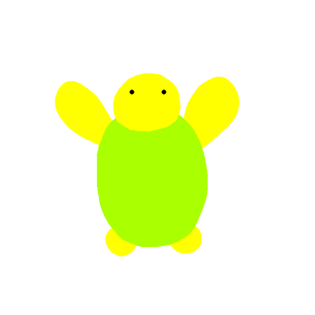 happy turtle - ibisPaint