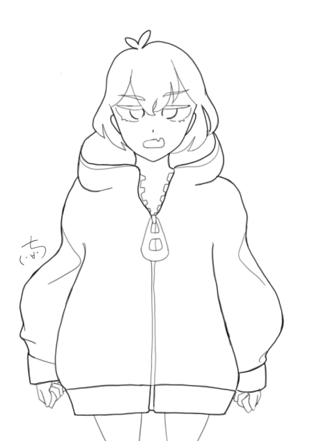 ちゃんの線画
