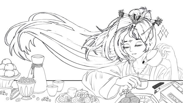 Detailed colouring page!