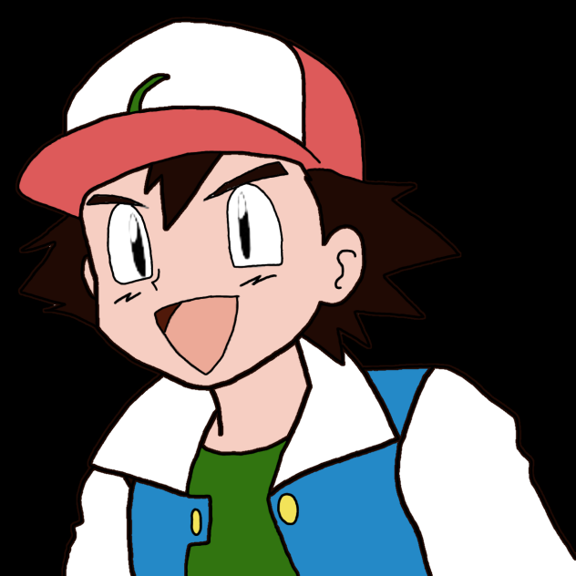 Ash (Pokemon) Drawing (Digital Art)