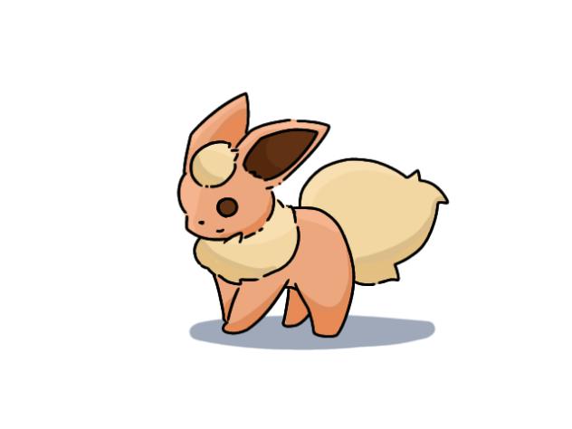 よちよち歩くブースター