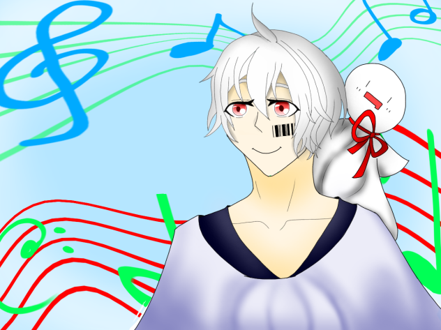 歌い手 まふまふさん描いてみた